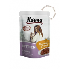 KARMY KITTEN корм для котят Пауч Курица в желе. Вес: 80 г